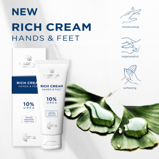 Larens Wellu hydratačný a regeneračný krém na ruky a nohy s 10% obsahom urei 75ml